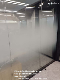 Folie matowe, folie dekoracyjne Warszawa - Folkos folie z usługą oklejania szyb Warszawa i okolice